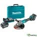 MAKITA GA 038 GT 201 - ПРОФЕСИОНАЛЕН АКУМУЛАТОРЕН БЕЗЧЕТКОВ ЪГЛОШЛАЙФ С ЕЛЕКТРИЧЕСКА СПИРАЧКА НА МОТОРА